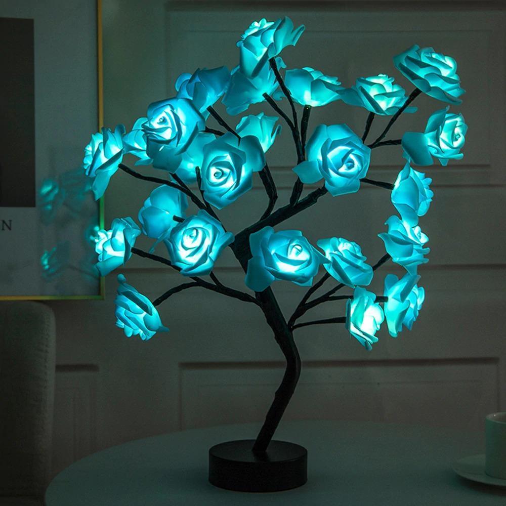 zen rose tree lamp