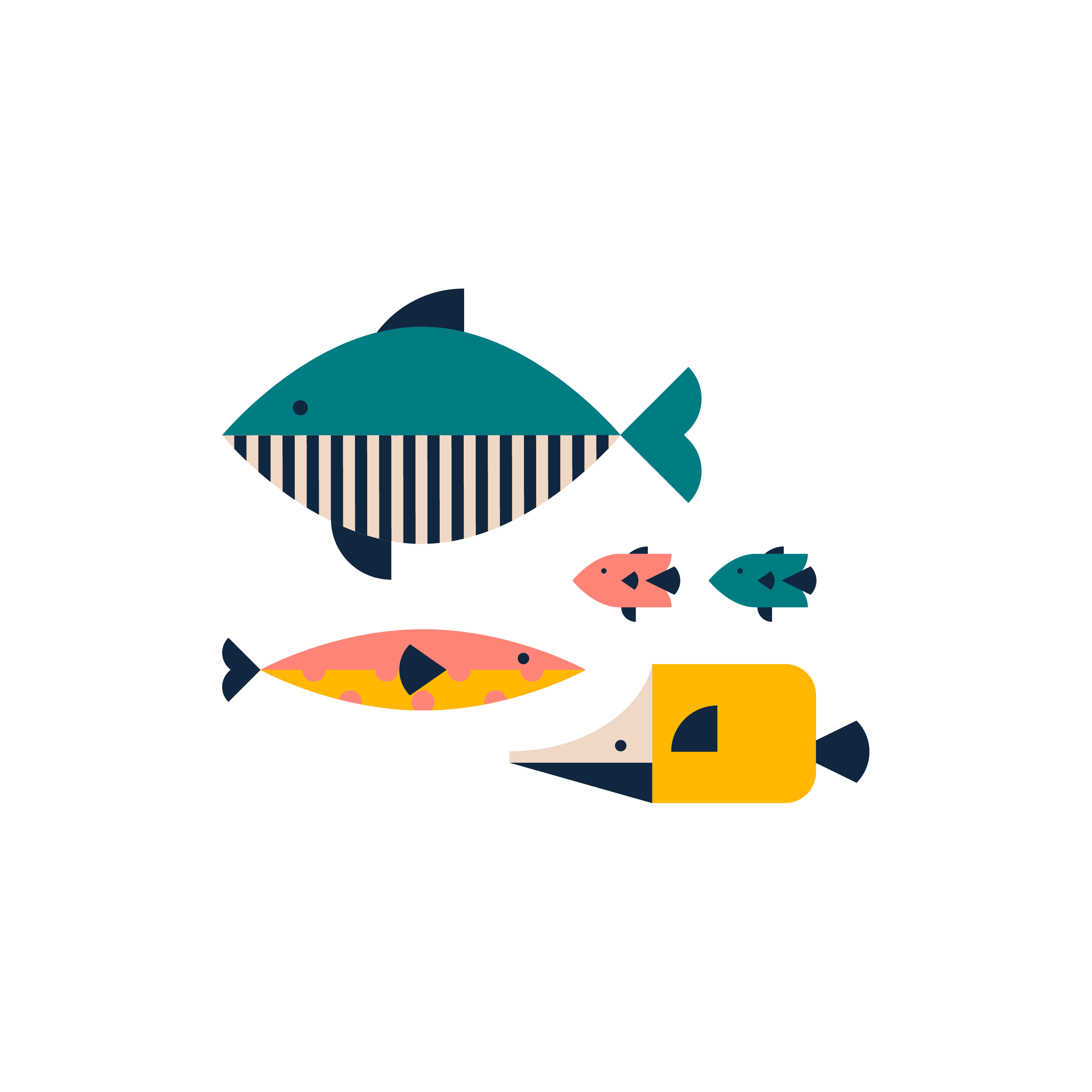 goodness zero waste fish icon