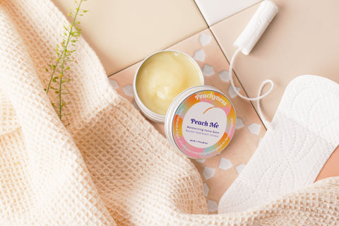 Peach Me by Peachyness. baume hydratant intime pour la vulve. Apaise les sècheresses vulvaires