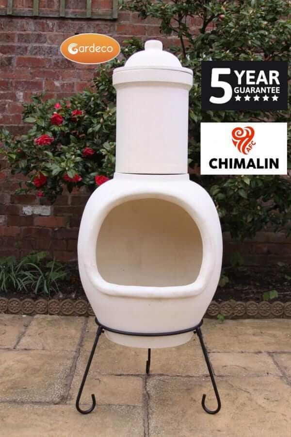 Asteria XL Chimalin AFC Chimenea in natural clay - Perfect Patio product image