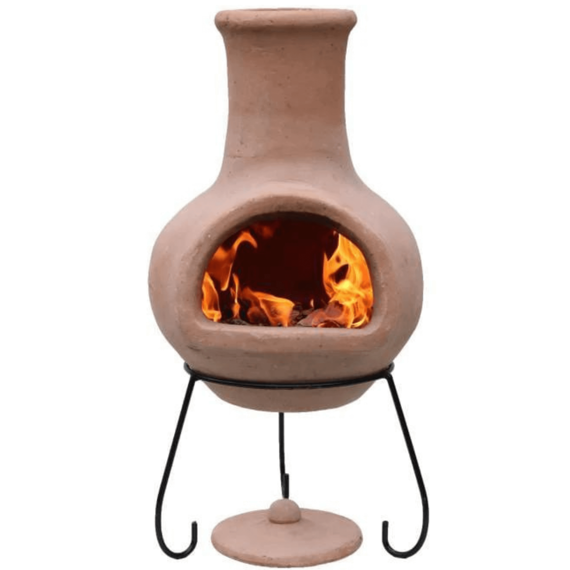 Colima Medium Mexican Chimenea in Natural Terracotta - Perfect Patio product image