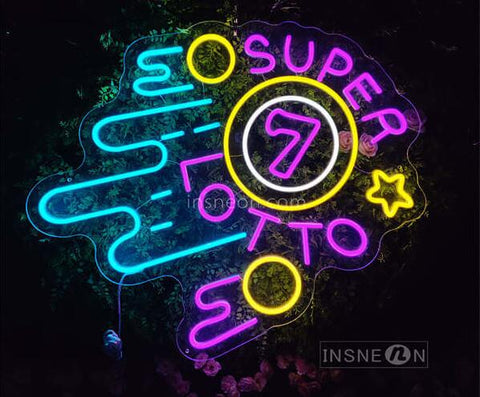 Lotto Super Bar LED Neon Signs InsNeon Factory