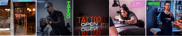 Tattoo Neon Sign Tattoo Wall Decor Neon Light Dimmable Tattoo Led Sign Beauty Salon Neon Sign, Custom Shop Neon Sign Man Cave Led Sign Business Neon Sign