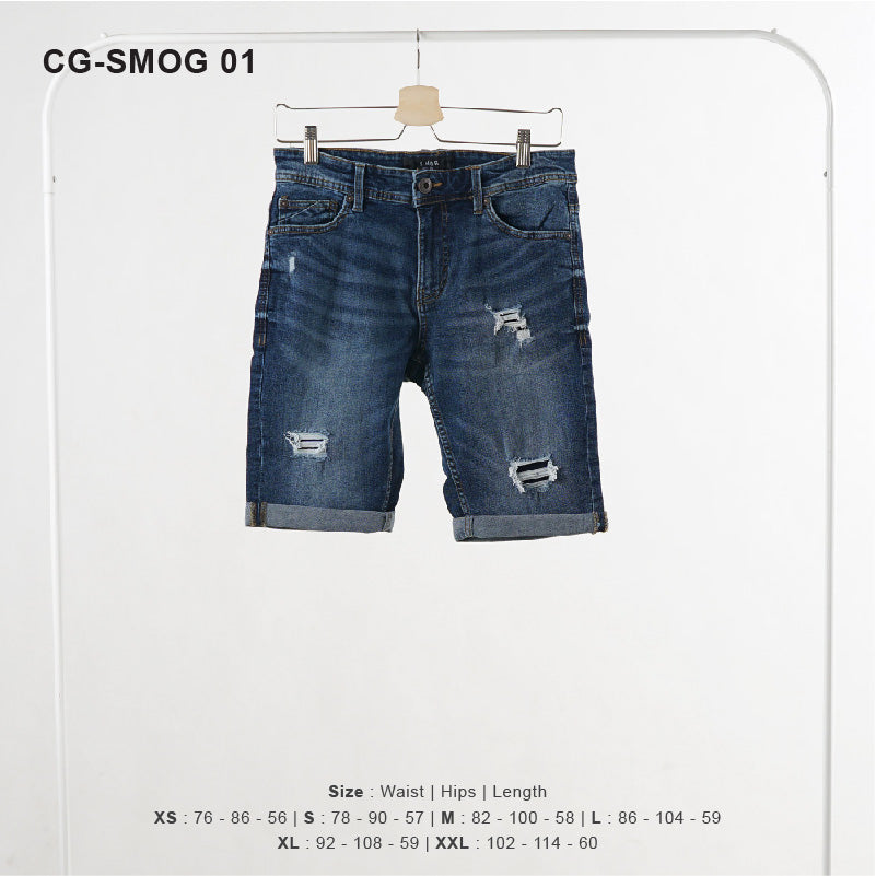 Celana Pendek Pria - Men Denim Pants (CG-SMOG 01)