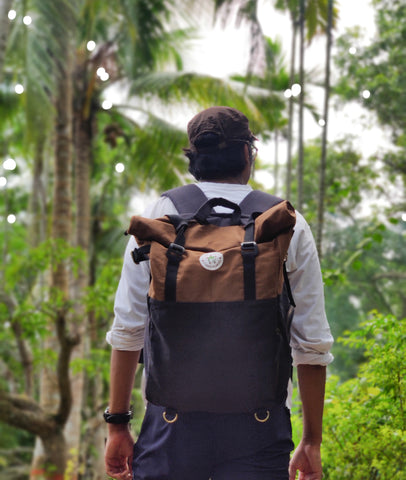 Eco-friendly travel backpack 