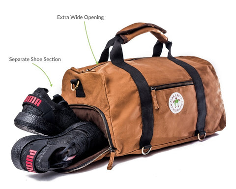 Rhino Duffel - shoe section