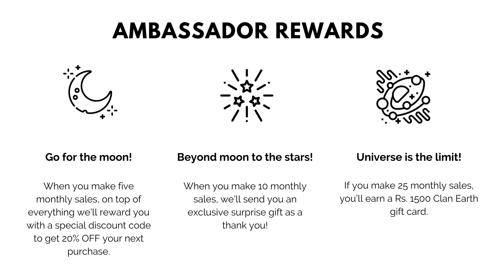 Clan Earth Ambassador - Rewards