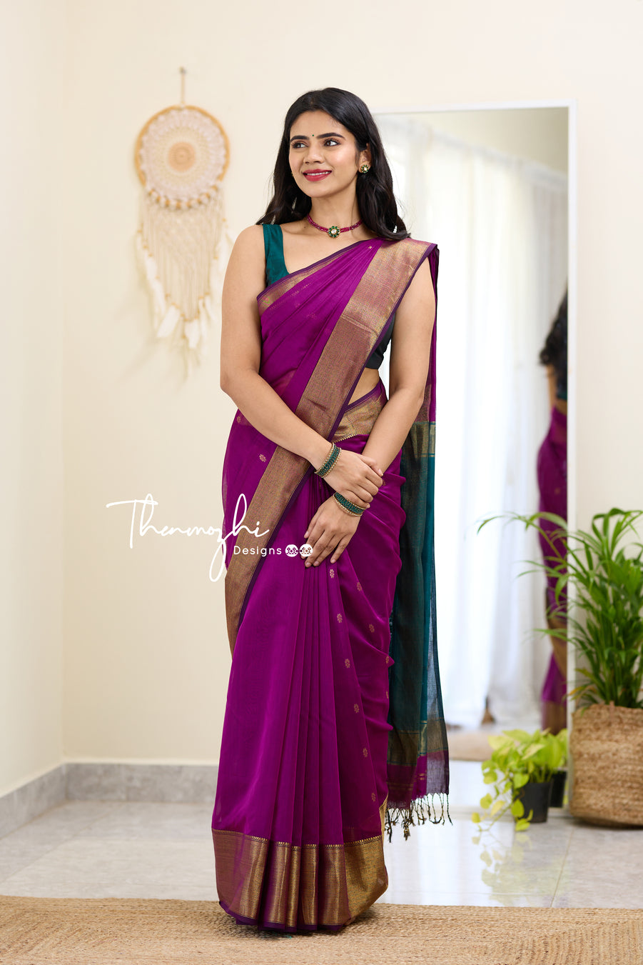 Light purple silk saree with blouse 1503 | Saree designs, Art silk sarees,  Raw silk saree