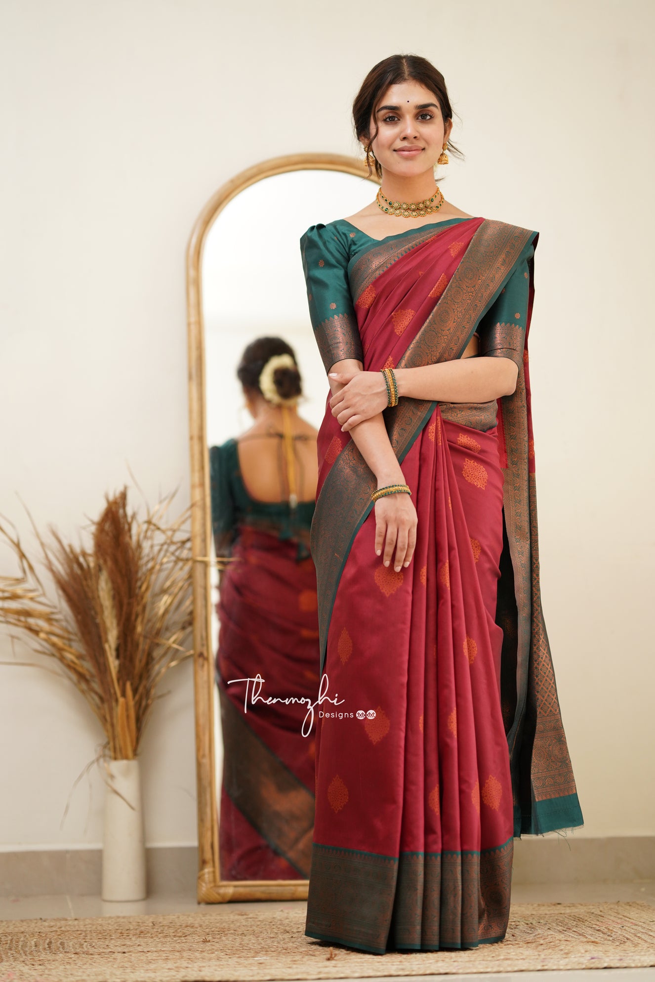 Deserving Rama Soft Banarasi Silk Saree With Sizzling Blouse Piece –  LajreeDesigner