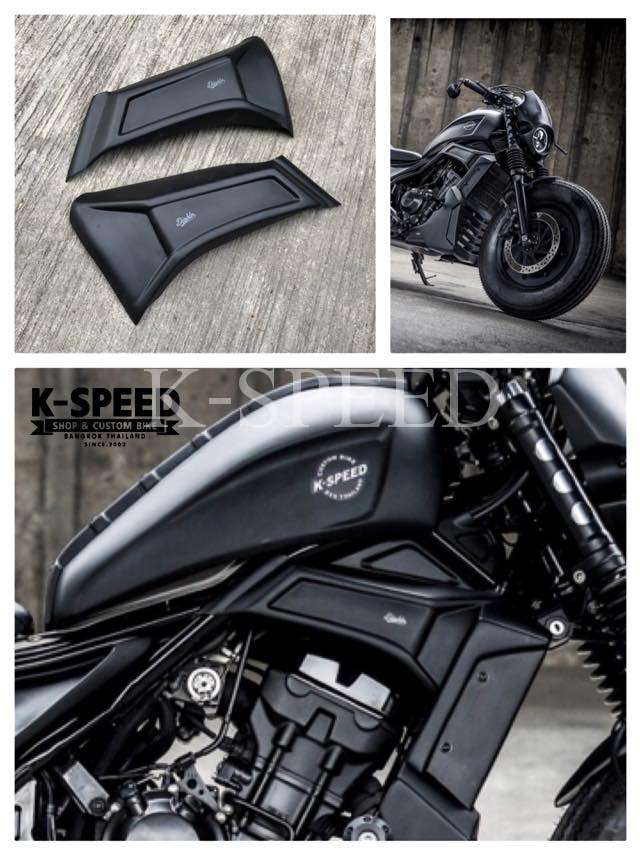 ナチュラ レブル250-500用タンクカバー K-SPEED - タンク