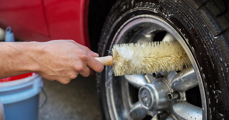 Chemical Guys Wheel and Rim Flagged Tip Brush