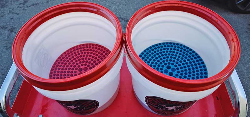 Chemical Guys DIRTTRAP02 Cyclone Dirt Trap Car Wash Bucket Insert Car Wash  Filter Removes Dirt and Debris While You Wash (Red) 12 Diameter Great For