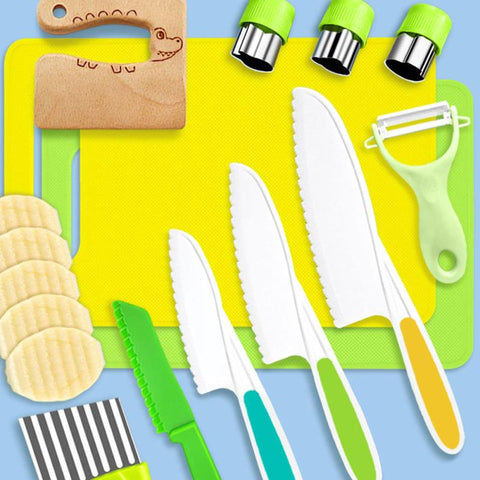 Ensemble Couteaux Cuisine Enfants Couteau Montessori Enfant