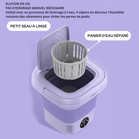 Machine à laver pliable mini machine à laver portable - Temu Canada