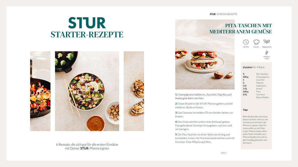 STUR Starterrezepte E-Book