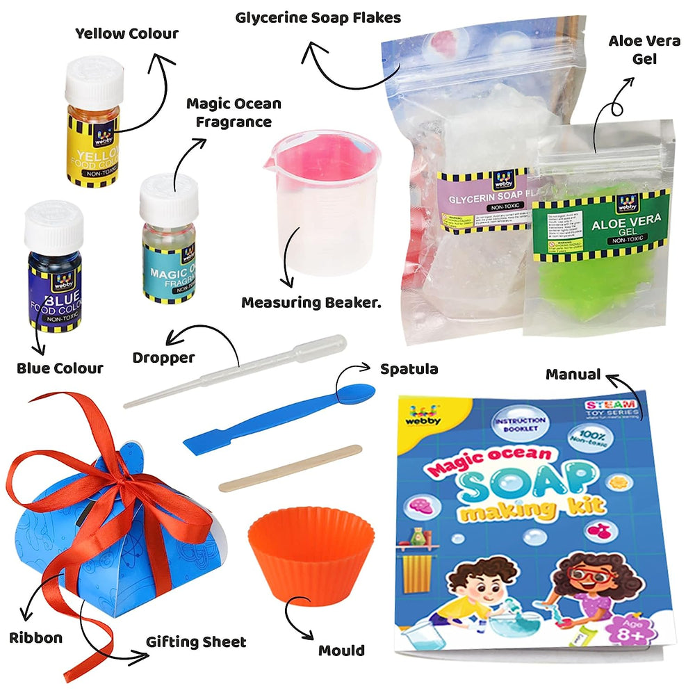 Webby DIY Candle Making Kit, STEAM Learner, Educational & Learning Activity  Toy Kit for Kids, Boys & Girls Age 8+