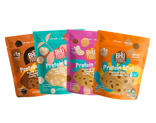 Bhu Foods Protein Bites, the perfect high protein vegan snacks