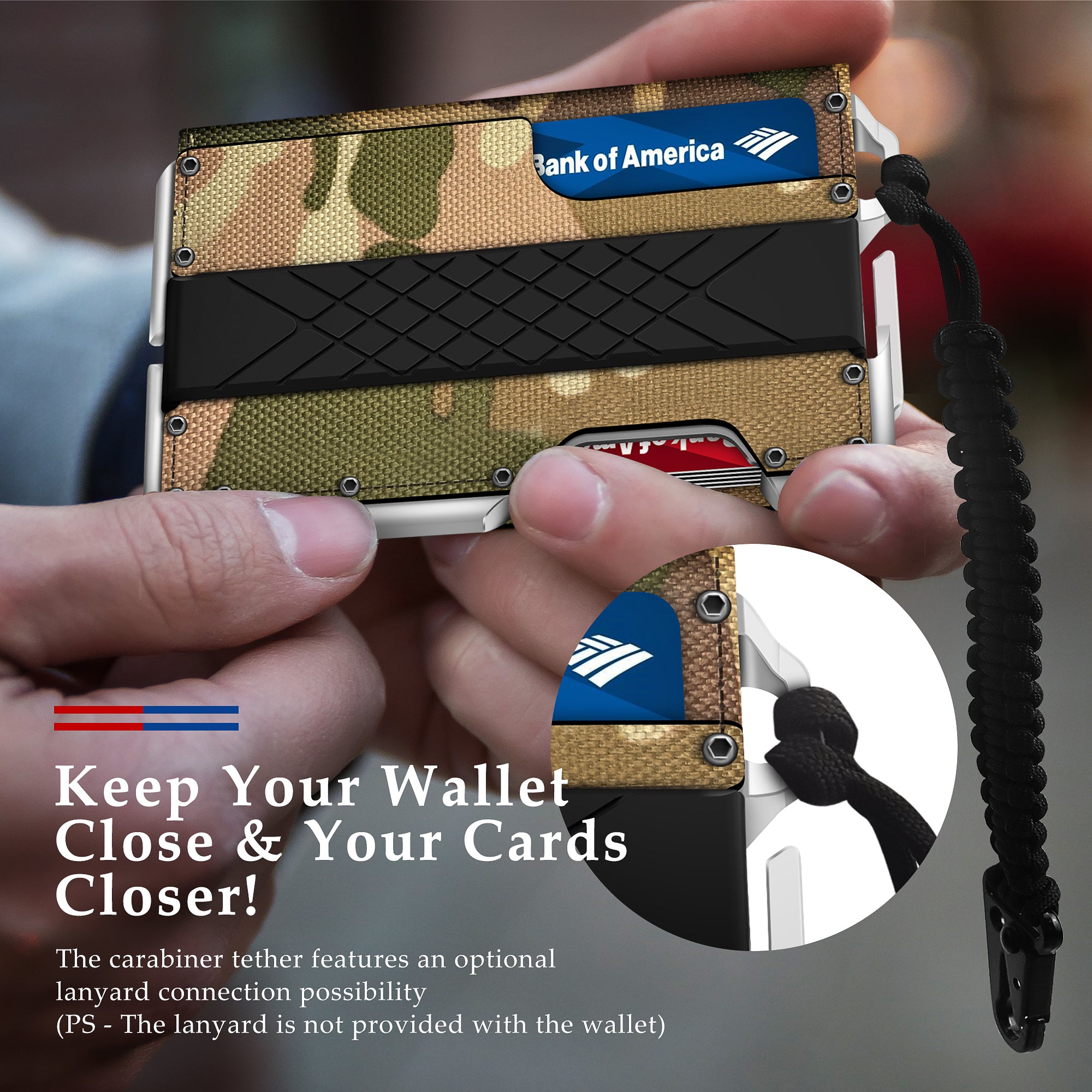 H01 – Men’s Minimalist Wallet – Camouflage | Muradin Gear
