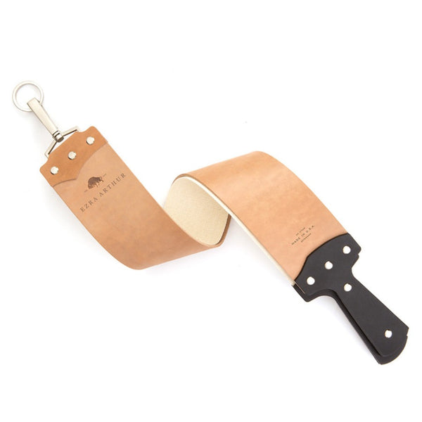 Ezra Arthur English Bridle Straight Razor Strop (Burgundy)