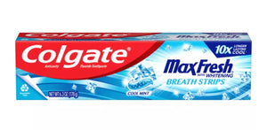 Colgate MaxFresh w/ Whitening and Mini Breath Strips (Full Size) - CIG Market Essentials