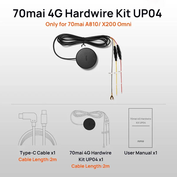 UP04 24H 4G Connection Hardwire Kit