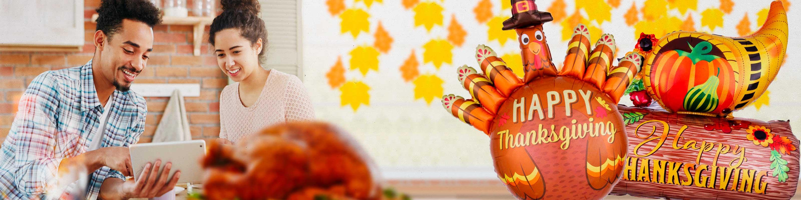 Thanksgiving Home Party Table Decoration Ideas in UAE - MyPartyCentre