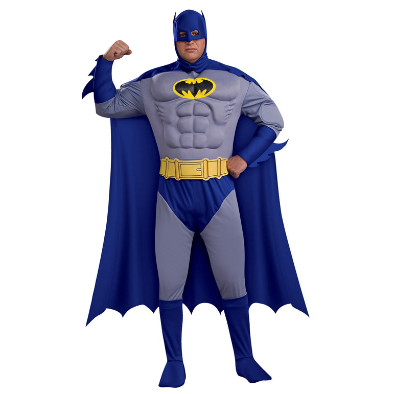 Shop Now Adult Plus Size Deluxe Batman Muscle Chest Costume - Party Centre