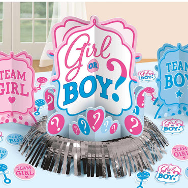 Boho Gender Reveal Confetti  Baby gender reveal party decorations, Gender  reveal decorations, Baby gender reveal party