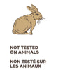 Ne pas tester sur les animaux