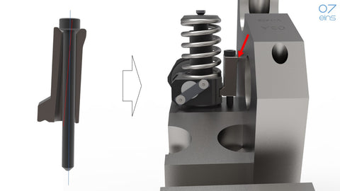 Cause of cylinder head damage in pump injector element TDI engines due to support force