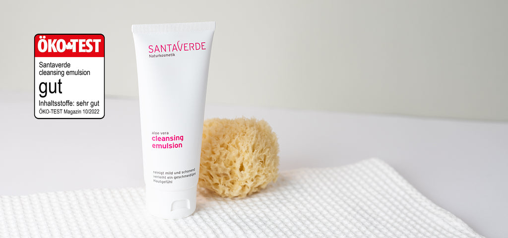 Santaverde cleansing emulsion mit ÖKOTEST “gut“-Siegel