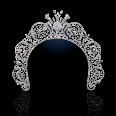 westminster diamond halo tiara sothebys