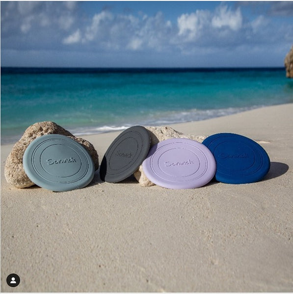 Jouets de plage pour jouer à la plage, frisbee portable Sillicon de Scrunch Kids