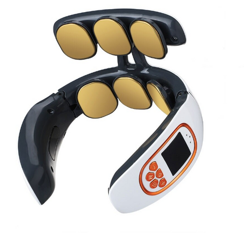 6 Heads Electric Neck and Back Pulse Massager – Tonys Finest