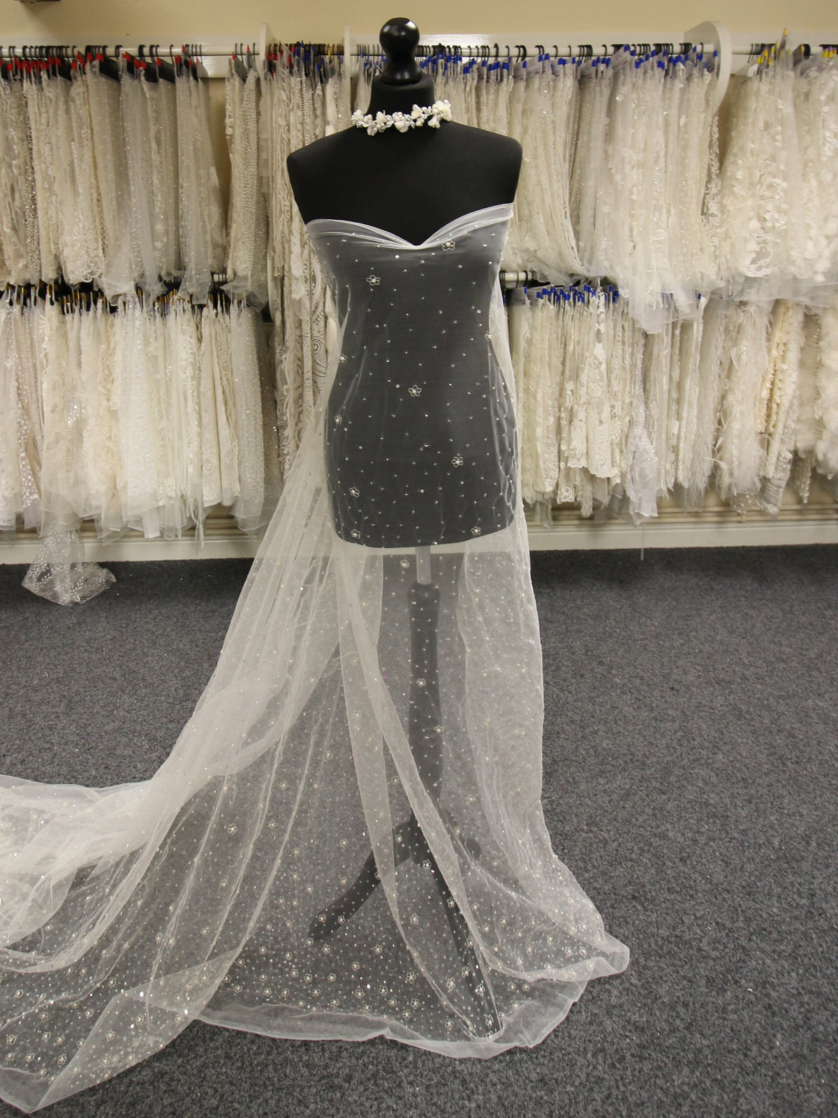 The Magnificent Pearl Tulle Lace - Buifabrics