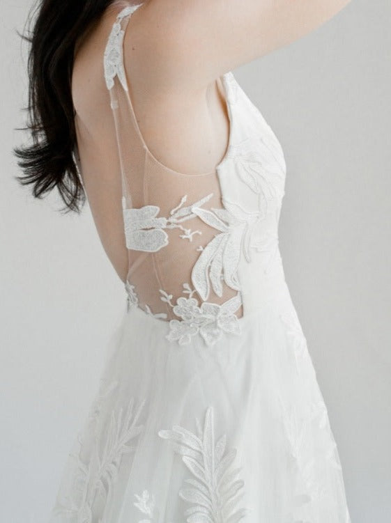 Ivory Corded Lace - Vanessa