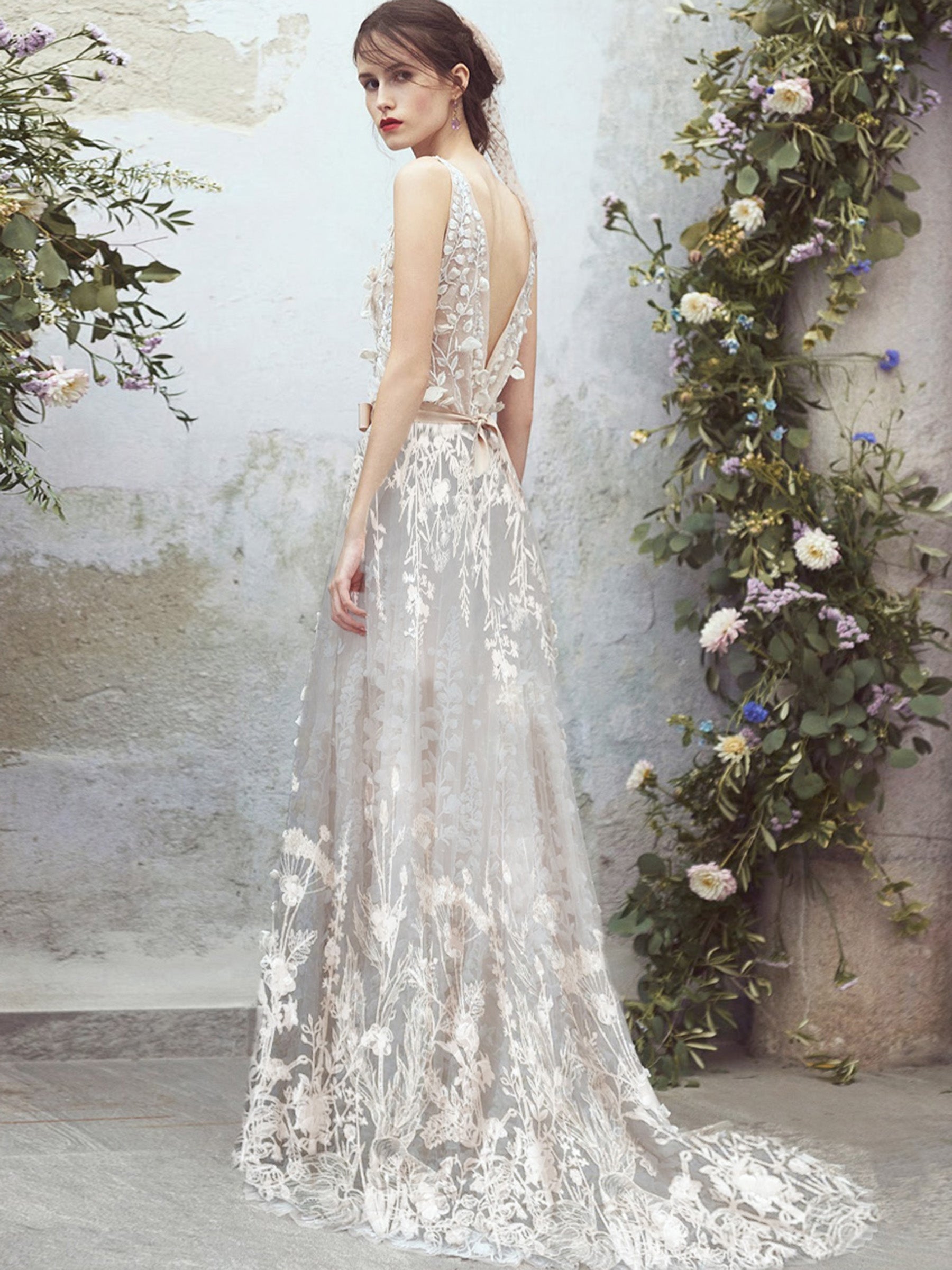 Leafy Splendour Lace : Contemporary Bride - Bridal Fabrics