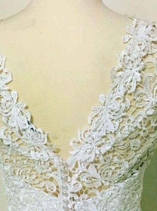 White Guipure Lace - Lucy