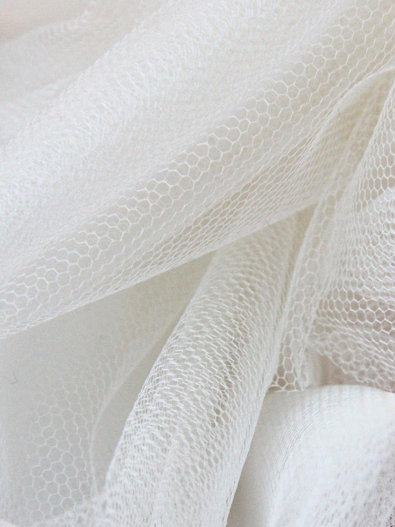 Ivory Silk Tulle (185cms/73") - Sensation