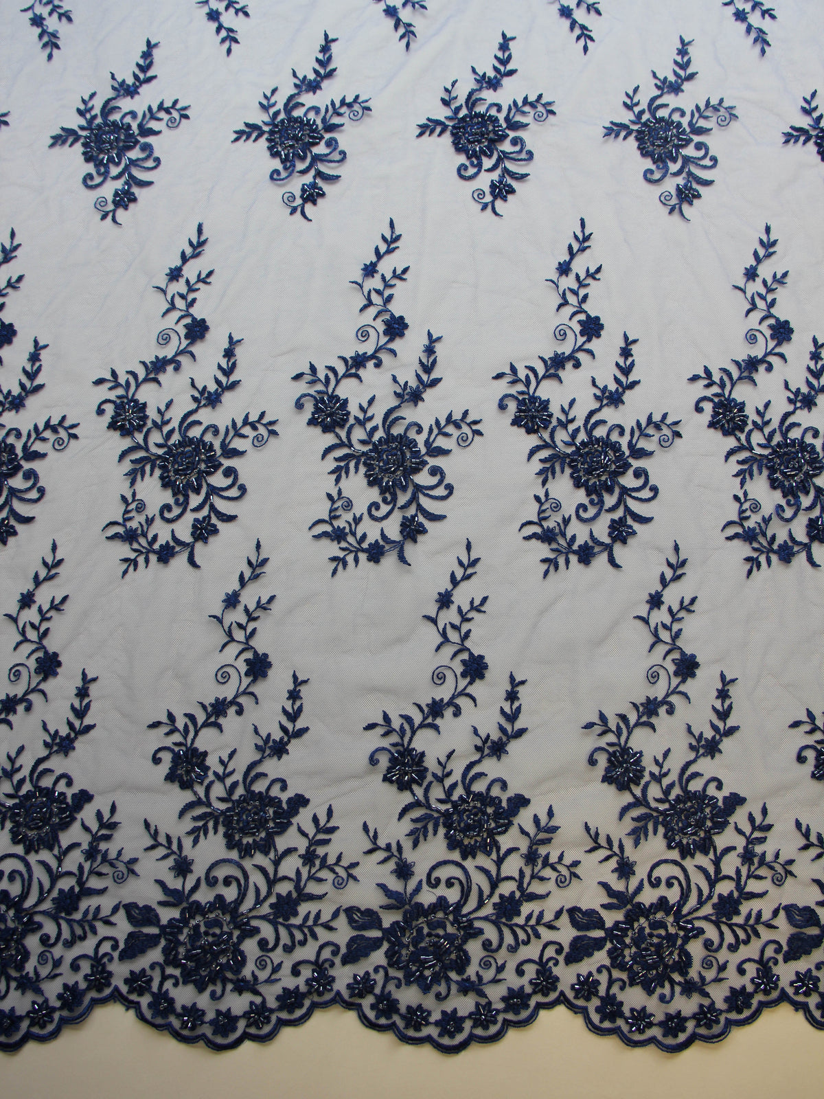 Royal Blue Lace Fabric, EVS064C -  Canada