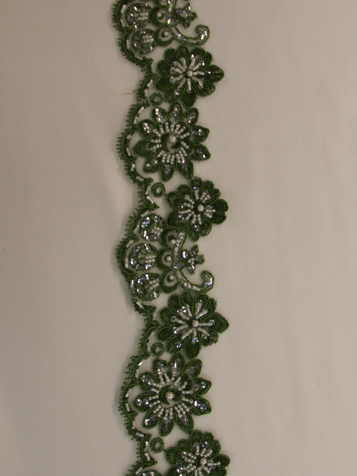 Emerald Green Lace Trim - Victoria