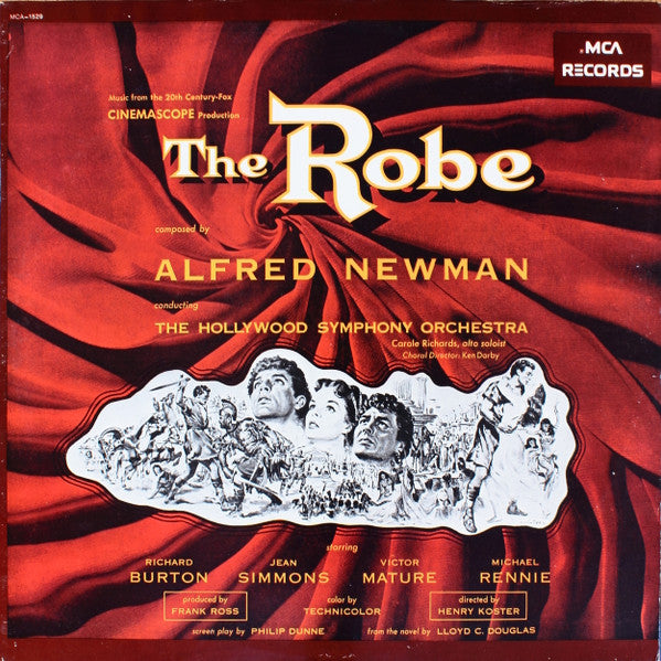 Alfred Newman Conducting Hollywood Symphony Orchestra - The Robe (LP, RE) (Near Mint (NM or M-))