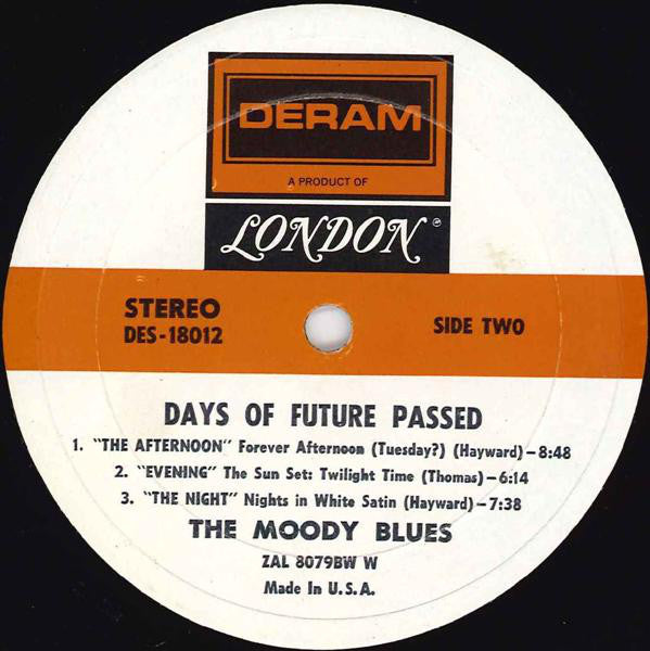 Buy The Moody Blues : Days Of Future Passed (LP, Album, RP, Wad) Online for  a great price