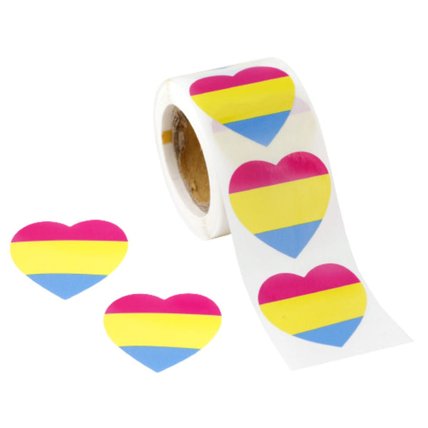 They Them Pronoun Rainbow Stickers for Gay Pride, LGBTQ Rainbow