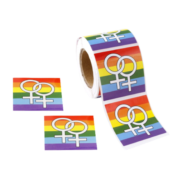 She Her Pronoun Rainbow Stickers for Gay Pride, LGBTQ Rainbow Flag Pronoun  - We Are Pride – We are Pride