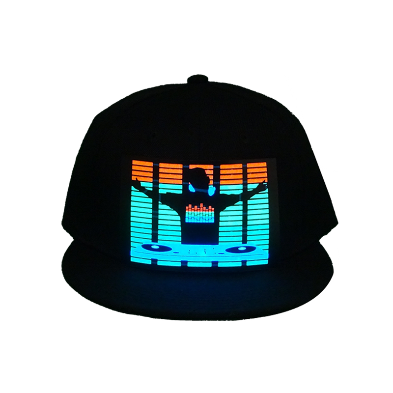 led rave hat