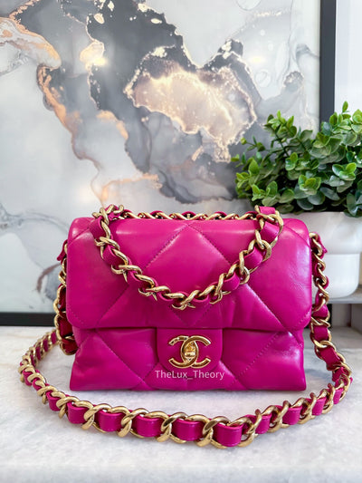 CHANEL 20P Pink Aged Calf Mini 2.55 Reissue - Timeless Luxuries