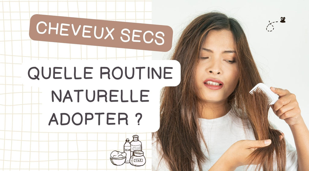 Routine naturelle pour cheveux secs