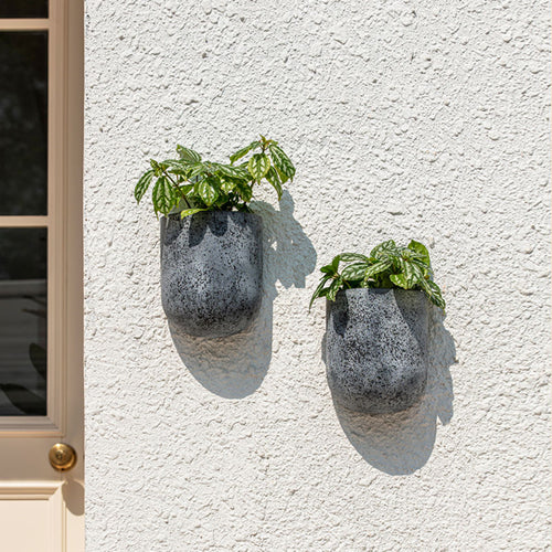 Speckled White Pots Set of 2 - Wall Planter – LA JOLIE MUSE