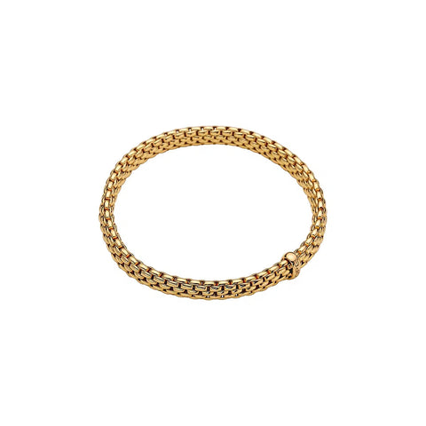 flexible 18 carat yellow gold bracelet 